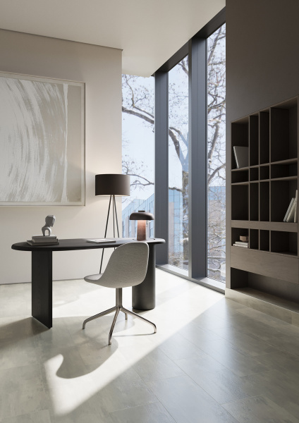 Кварцвиниловая плитка Fargo Камень клеевой (Stone LVT) 48143-13 Бетон Норд